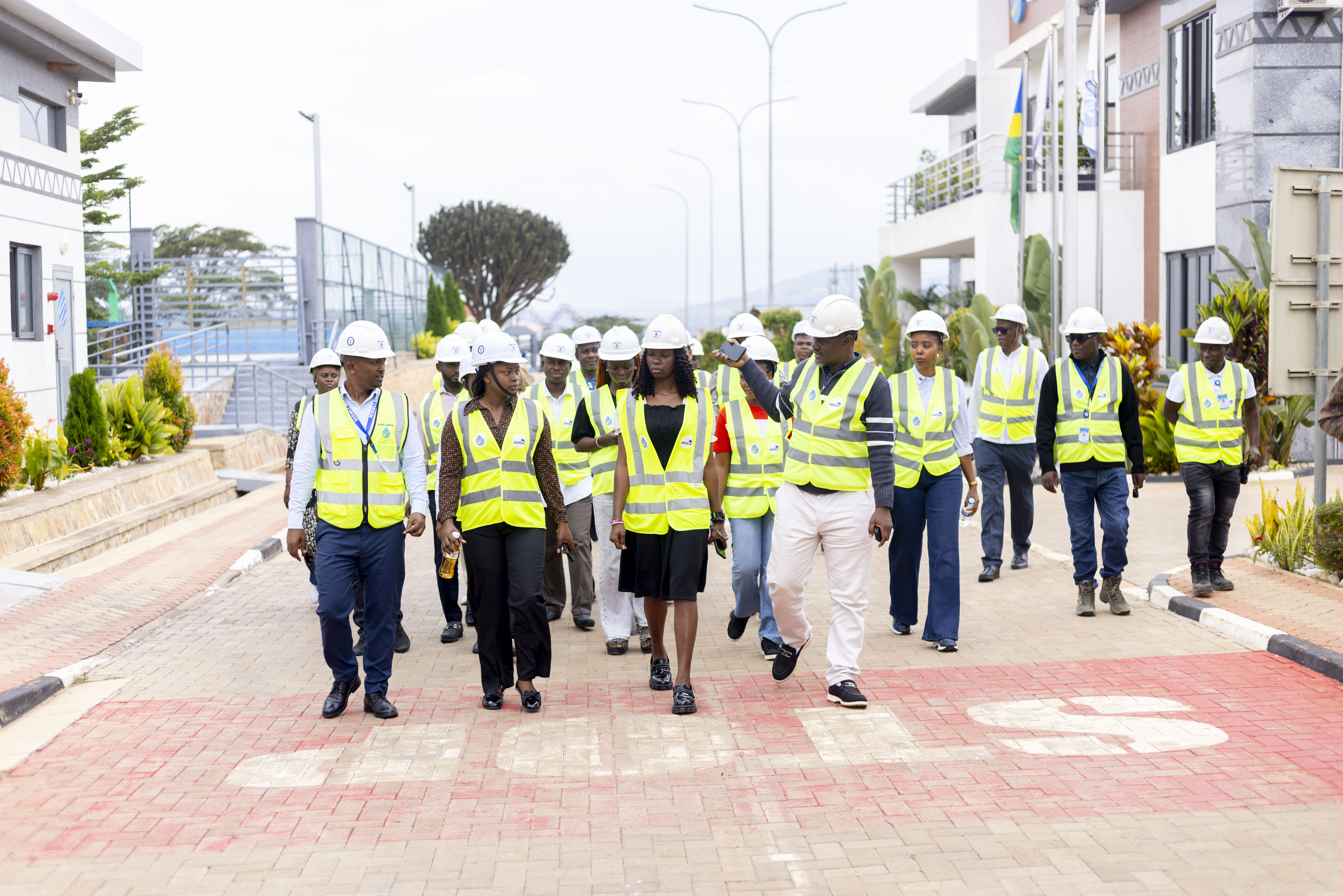 Nigerian Students during a study tour at the Kanzenze Water Treatment Plant
